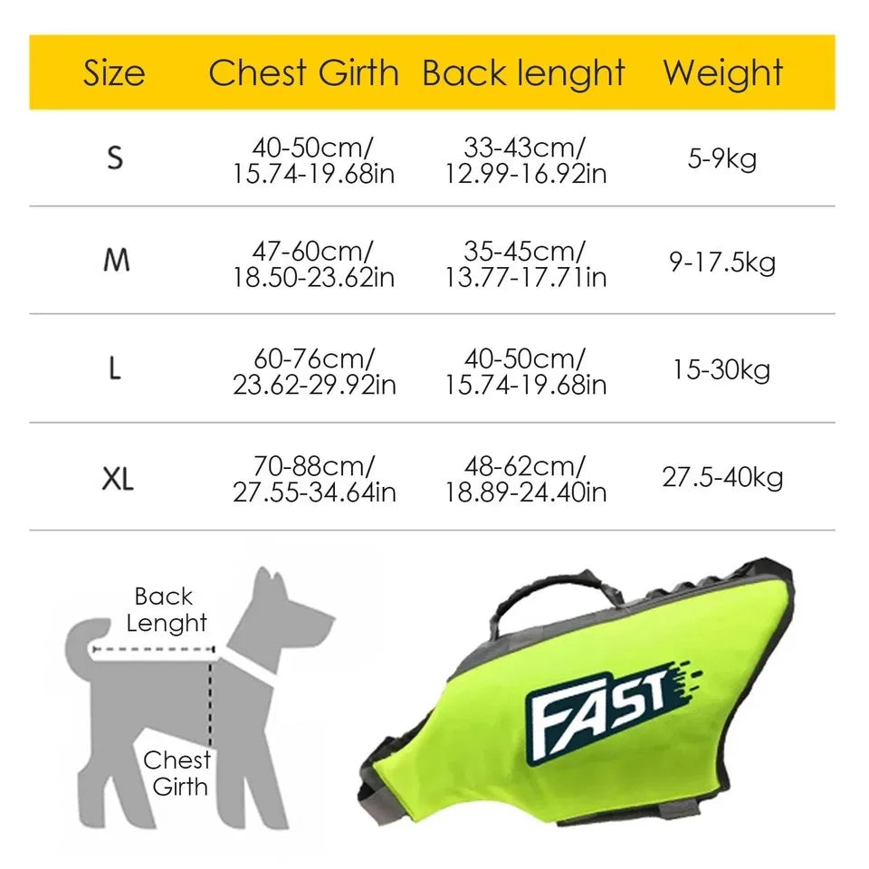 Pet Swimming Life Jacket Safety Vest