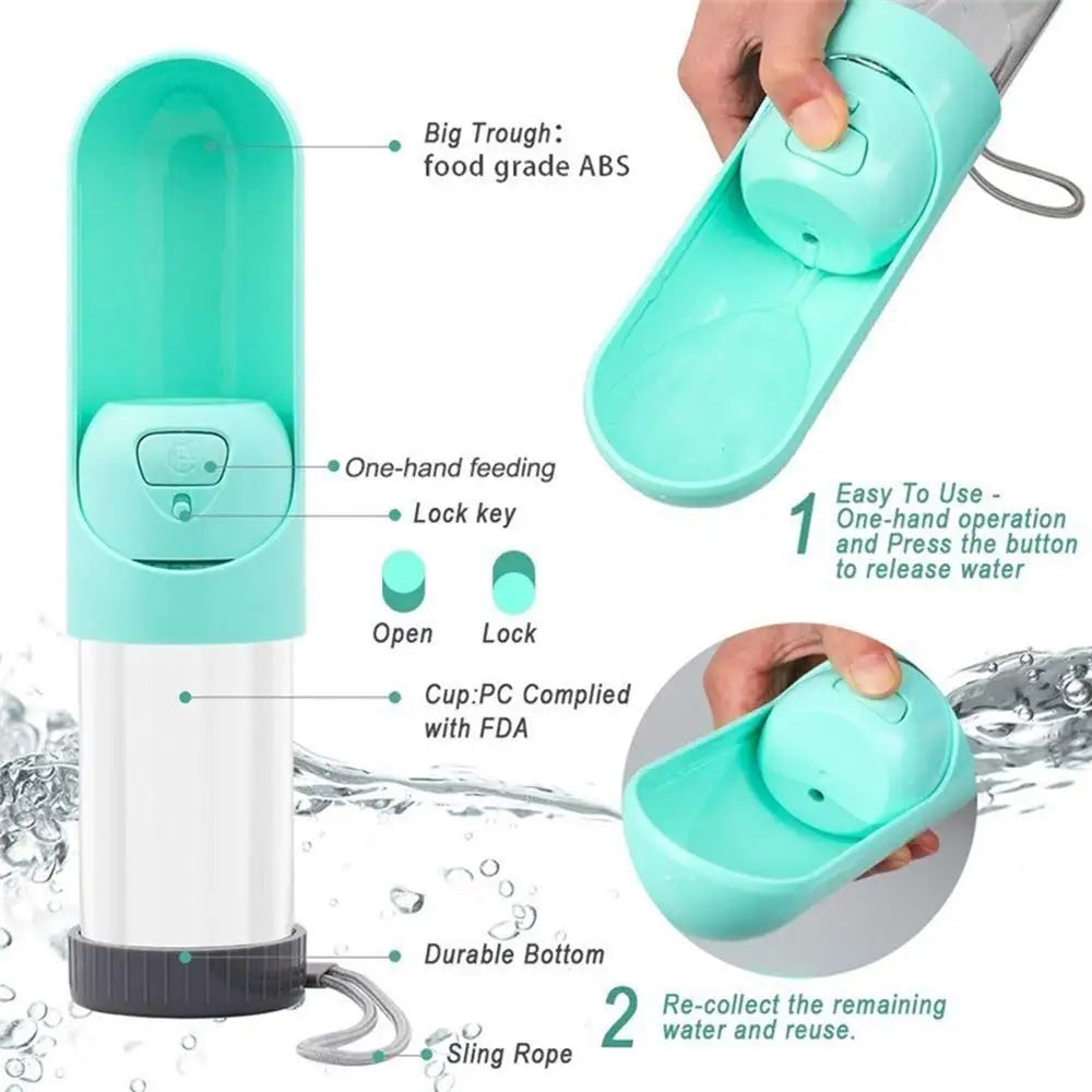 Dog Water Bottle With Filter