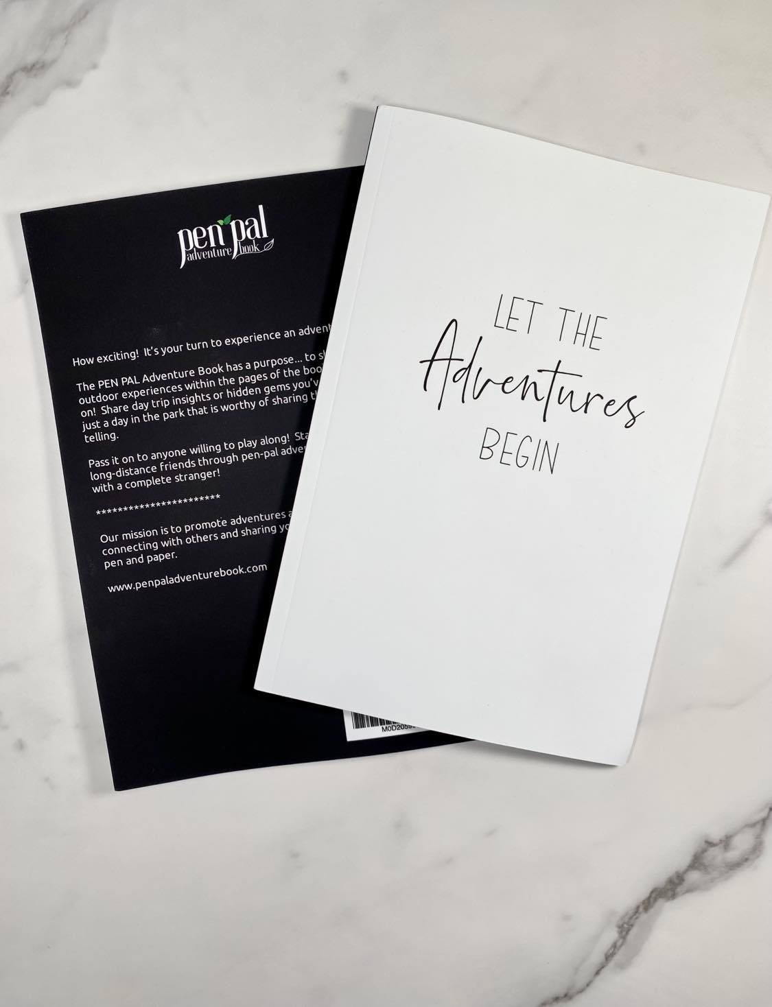 Pen Pal Adventure Book - Paperback Travel Journal