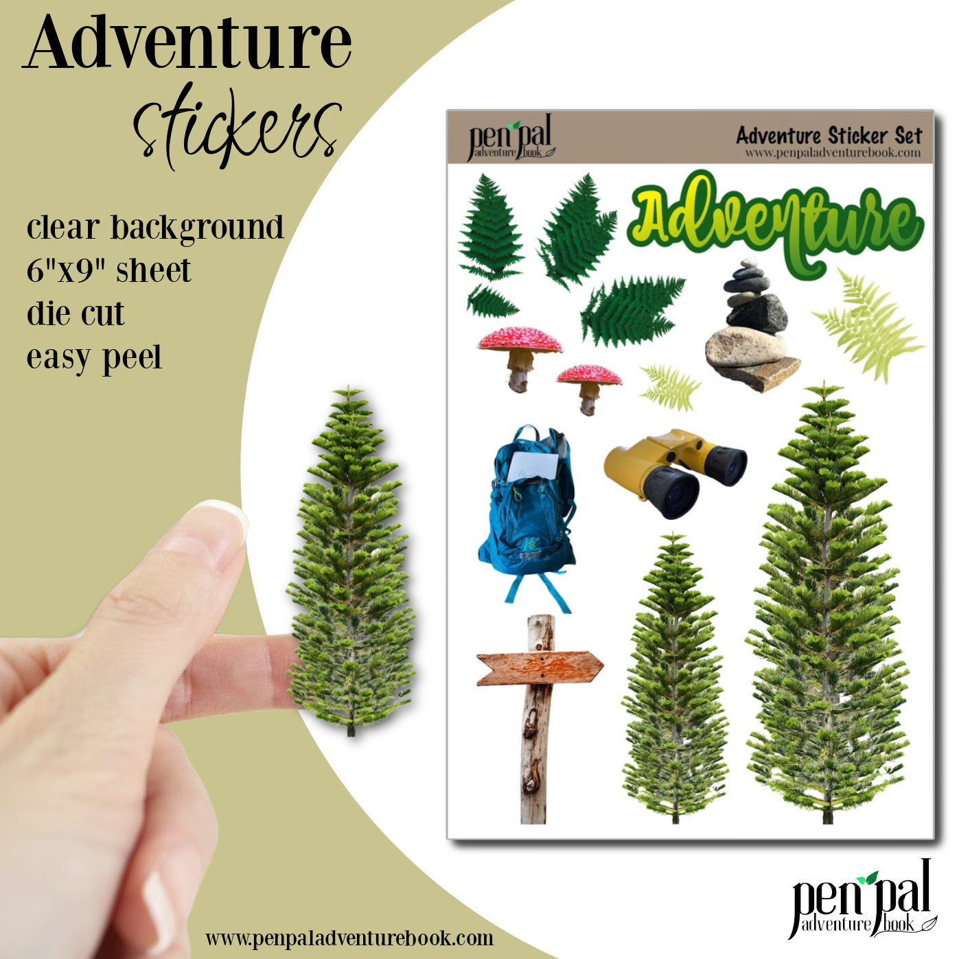 Pen Pal Adventure Book With Sticker Set