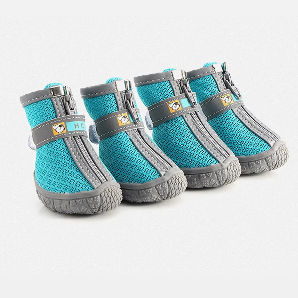 4Pcs/Set Dog Boots for Small Medium Dogs